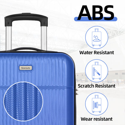 Searoute Suitcase Set in Blue