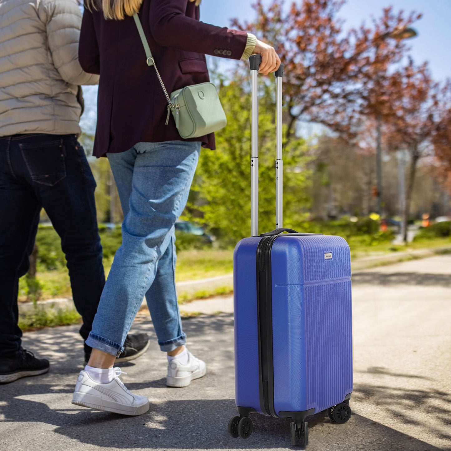 Searoute Cabin Suitcase in Blue