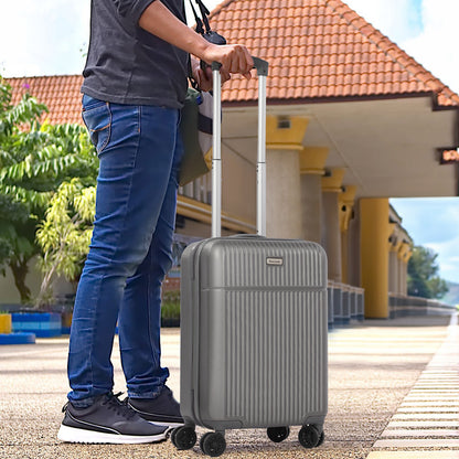 Searoute Cabin Suitcase in Grey