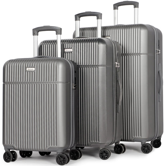 Searoute Suitcase Set in Grey