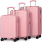 Searoute Suitcase Set in Pink