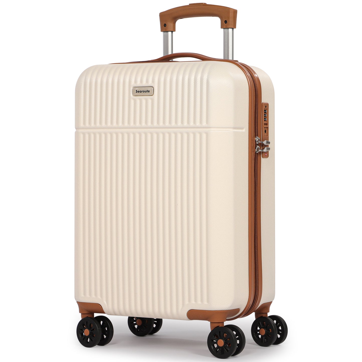 Searoute Cabin Suitcase in Cream